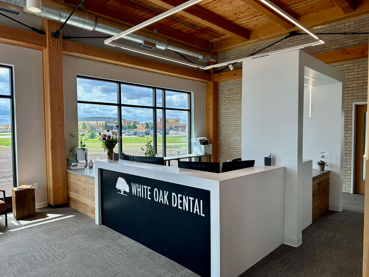 Modern White Oak Dental office space